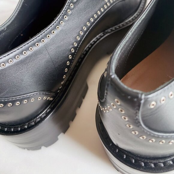 Alaia Eyelet Derby Loafers in Black | US size 6 (EU 36.5) | Excellent Condition - Picture 6 of 16